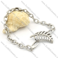 Stainless Steel Leaf bracelet - b000543