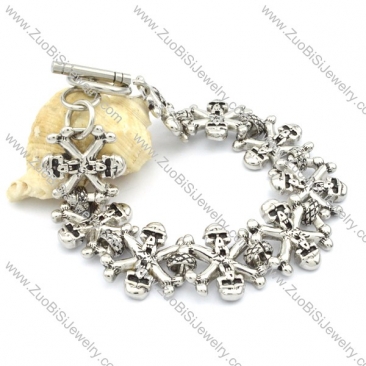 Stainless Steel Skeleton Bracelet -b000607