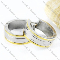 Cutting Earring in 316L Stainless Steel - e000011