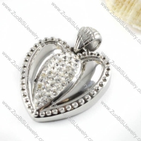 Unique Heart Stainless Steel Pendant - p000117