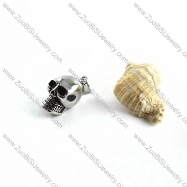 Solid Skull Stainless Steel Pendant - p000122