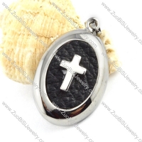 Cross Stainless Steel Tag Pendant - p000150