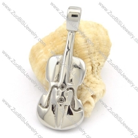 Stainless Steel Violin Pendant - p000240