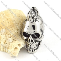 Stainless Steel Solid Big Skull Pendants -p000333