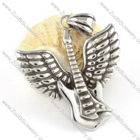 Stainless Steel Flying Guitar Pendants -p000340