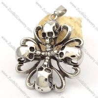 Stainless Steel Skull Pendants -p000435