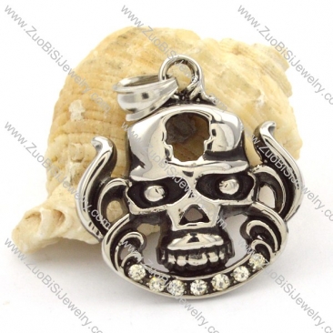 Stainless Steel Skull Pendants -p000461