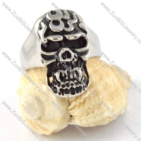 Stainless Steel Skull Ring - r000295