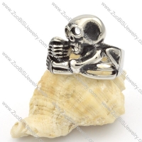 Stainless Steel Skull Rings -r000378