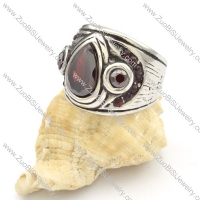 Stainless Steel Stone Rings -r000385