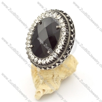 Stainless Steel Stone Rings -r000386