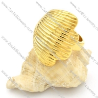 Stainless Steel Rings in Gold Tone -r000394