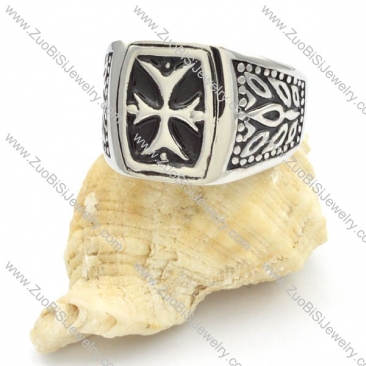 Stainless Steel Cross Rings -r000416