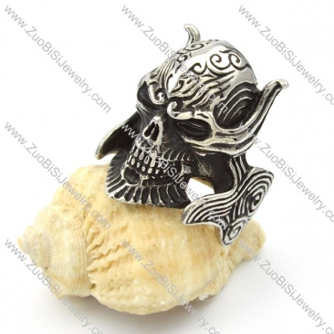 Stainless Steel Skull Rings -r000421