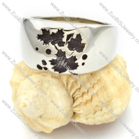 Stainless Steel Leaf Rings -r000446