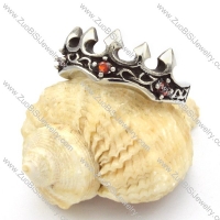 Stainless Steel Crown Rings -r000451