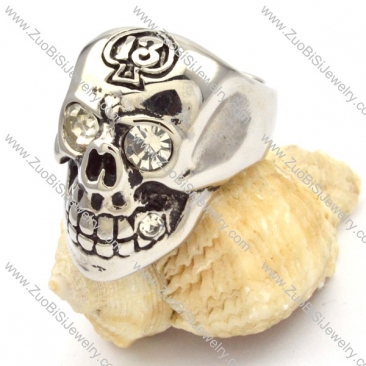 Stainless Steel Skull Rings -r000474