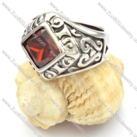 Stainless Steel Stone Rings -r000492