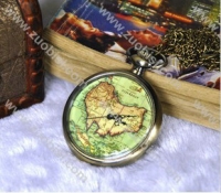 China Map Pocket Watch Chain - PW000004