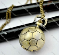 Vintage Brass Football Pocket Watch Chain - PW000034