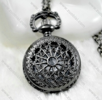 Small Size Gun Metal Pocket Watch Chain - PW000052