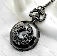 Vintage Gun Metal Pocket Watch Chain - PW000075