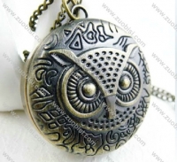 Vintage Brass Owl Pocket Watch Chain - PW000076