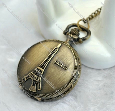 Vintage Paris Tower Pocket Watch Chain - PW000094