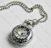 Silver Hollow Pocket Watch -PW000197