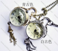 silver or bronze diameter of 2.7cm eyeball Pocket Watch -PW000271