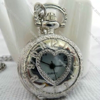 Sweet Love Heart Pocket Watch -PW000316