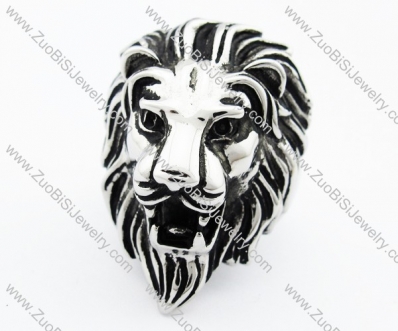 Stainless Steel Lion Ring -JR010195
