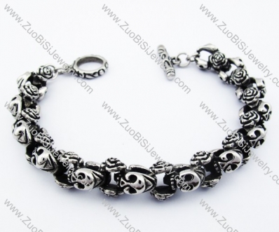 Stainless Steel Skull bBracelet - JB050292
