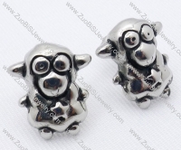 Stainless Steel Monkey Earring - JE050055