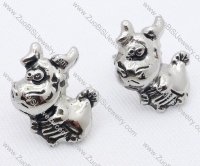 Stainless Steel Sheep Earring - JE050063