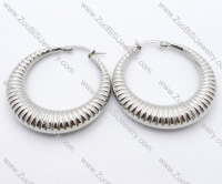 Slim Stainless Steel earring - JE050076