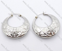 Flower Lines Stainless Steel earring - JE050090