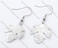 Maple Leaf Stainless Steel earring - JE050123