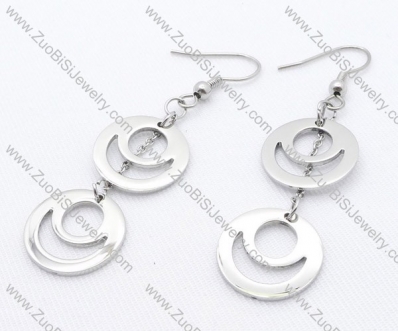 Sun and Moon Stainless Steel earring - JE050136