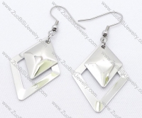 Diamond Shaped Stainless Steel earring - JE050137