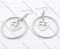 Shield Stainless Steel earring - JE050139