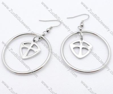 Shield Stainless Steel earring - JE050139