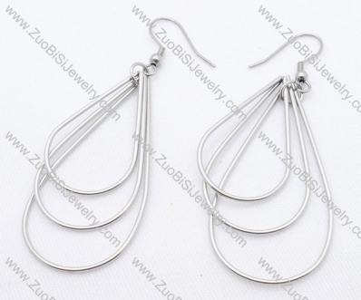 Three Lines Stainless Steel earring - JE050140