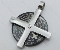 Stainless Steel Cross Pendant -JP050473