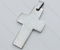Stainless Steel Cross Pendant -JP050478