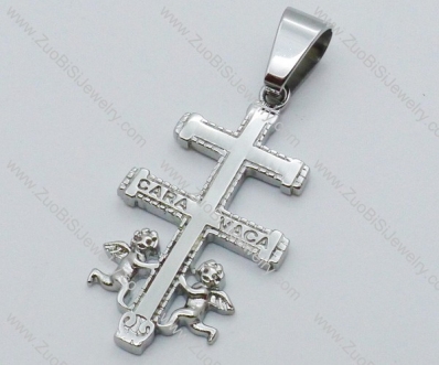 Stainless Steel Cross Pendant -JP050482