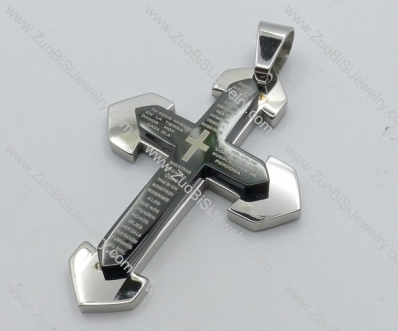 Stainless Steel Cross Pendant -JP050486