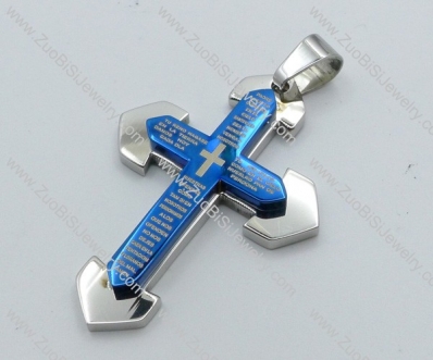 Stainless Steel Cross Pendant -JP050487