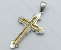 Stainless Steel Cross Pendant -JP050502