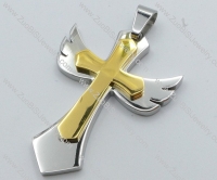Stainless Steel Cross Pendant -JP050512